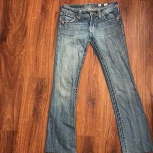 Miss Me jeans, size 27 boot cut